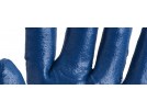 ถุงมือผ้าฝ้ายเคลือบยางไนไตร(ขอบเซฟตี้) 10" รุ่น 10502
